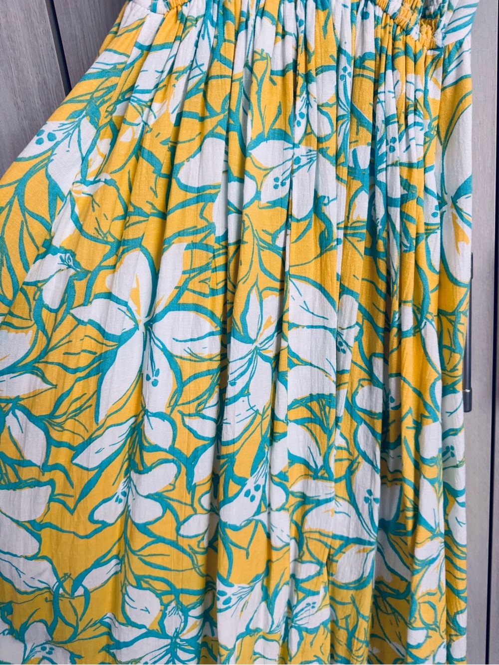 Sincerely Jules Yellow & White Floral Maxi Dress 👗 - Picture 6 of 7